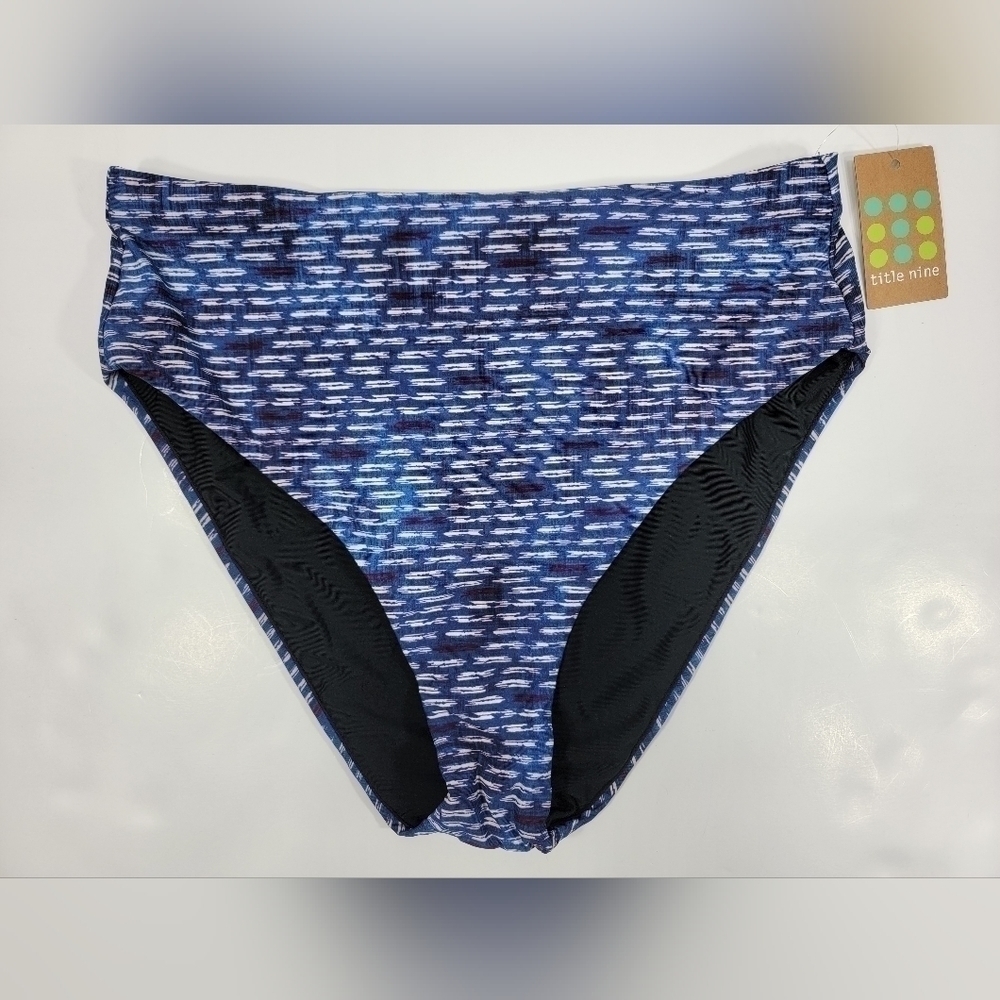 NEW Title Nine Bikini Swim Bottom Multicolr Nylon Spandex NWT Women's Small NWT